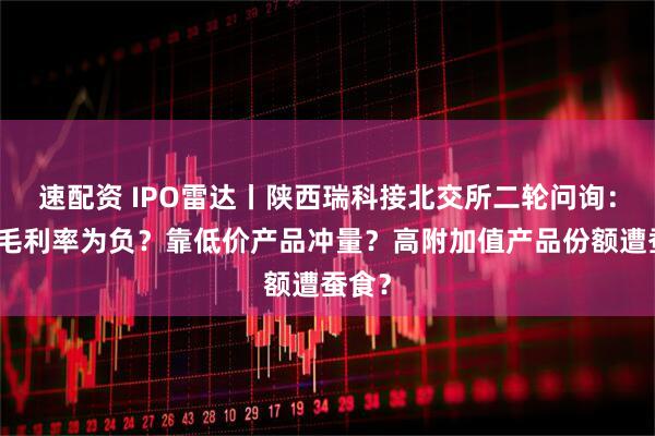 速配资 IPO雷达丨陕西瑞科接北交所二轮问询：销售毛利率为负？靠低价产品冲量？高附加值产品份额遭蚕食？
