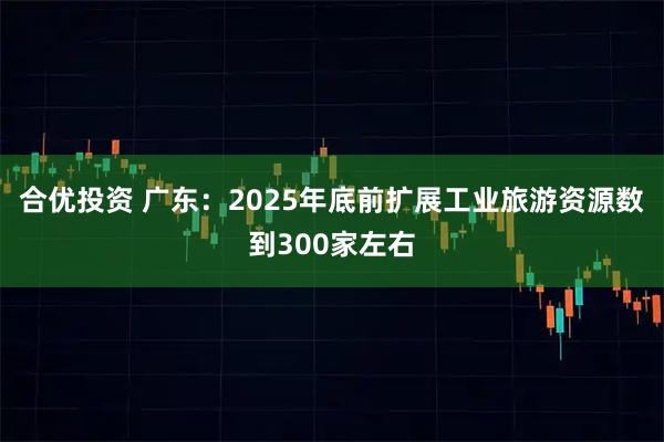 合优投资 广东：2025年底前扩展工业旅游资源数到300家左右